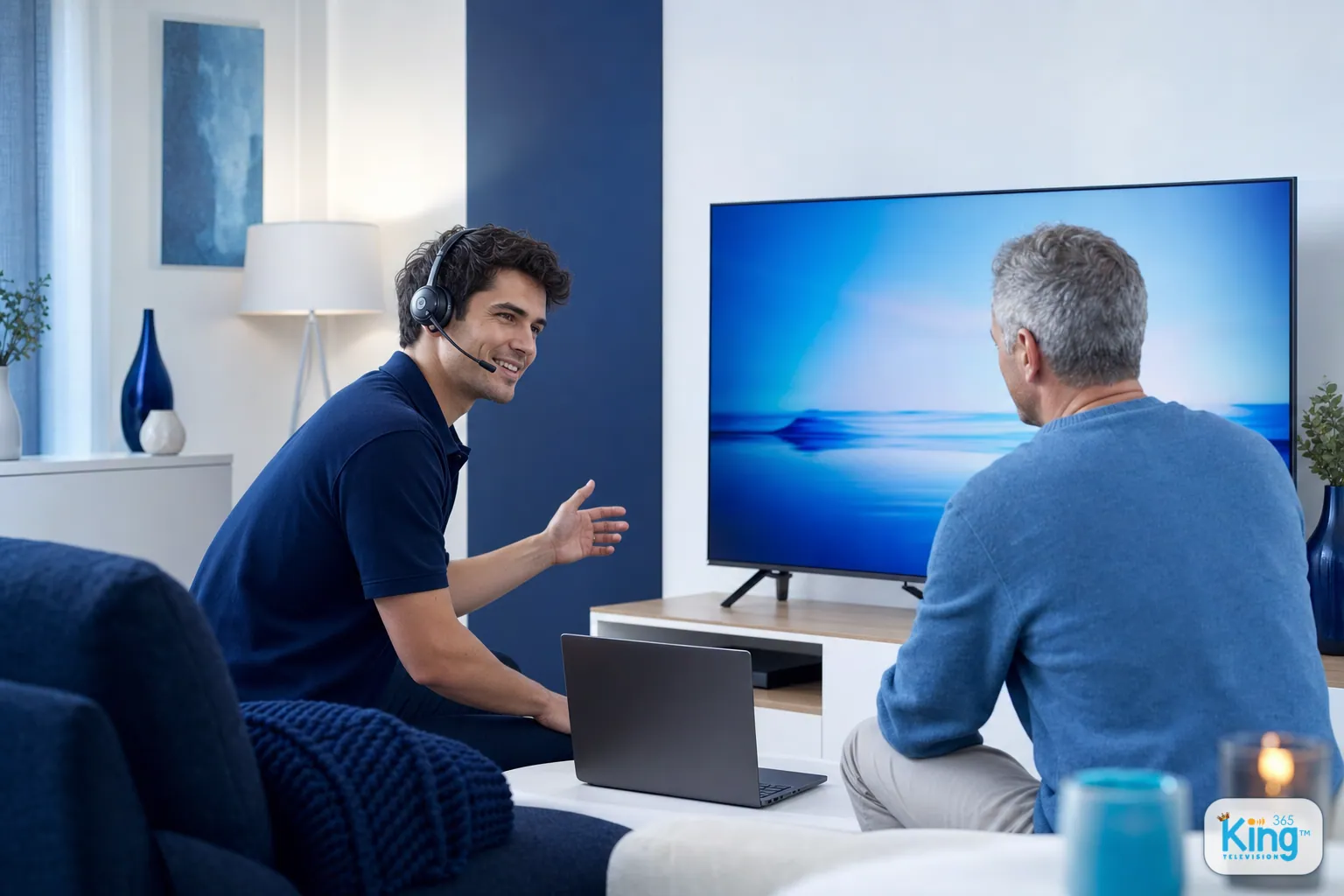 Assistance française pour configurer King365 TV